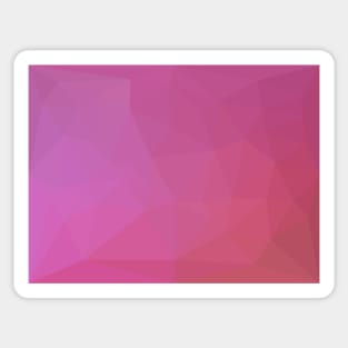 Hot Pink Triangle Pattern Sticker